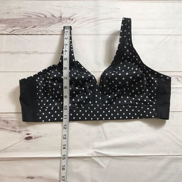Cacique Black with Polka Dots Bra Size 40C - Picture 5 of 7